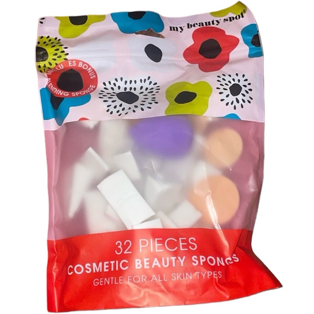 •MY BEAUTY SPOT•NWT 32-PIECES OF COSMETICS BEAUTY SPONGES FOR ALL SKIN TYPES